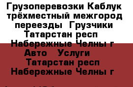 Грузоперевозки Каблук трёхместный межгород , переезды. Грузчики - Татарстан респ., Набережные Челны г. Авто » Услуги   . Татарстан респ.,Набережные Челны г.